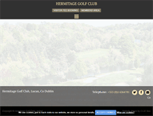 Tablet Screenshot of hermitagegolf.ie