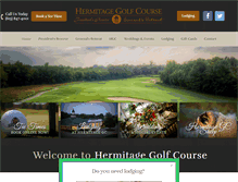 Tablet Screenshot of hermitagegolf.com